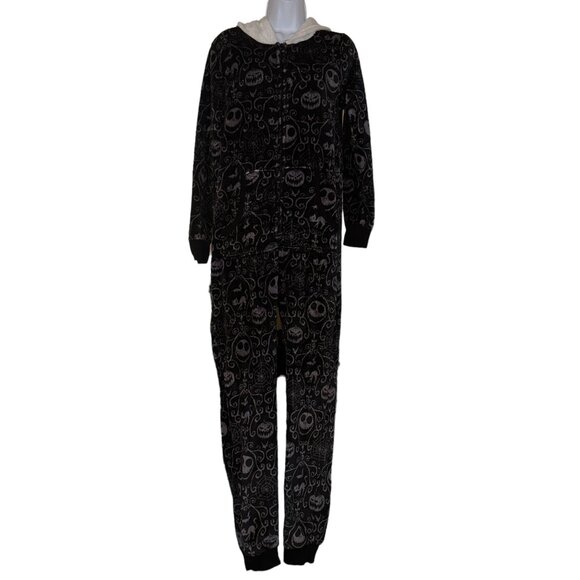 Disney Nightmare Before Christmas Jack Skellington Pajamas Womens M 8 10 Costume - Picture 1 of 10